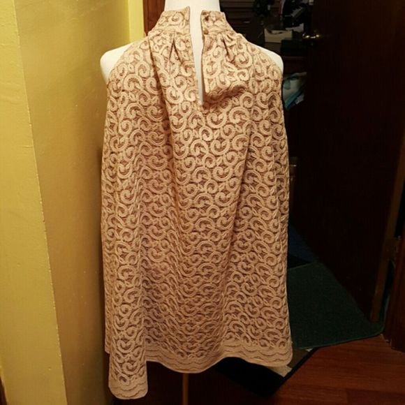 Vintage Nude/Blush Lace Mod Babydoll Dress - Picture 4 of 4